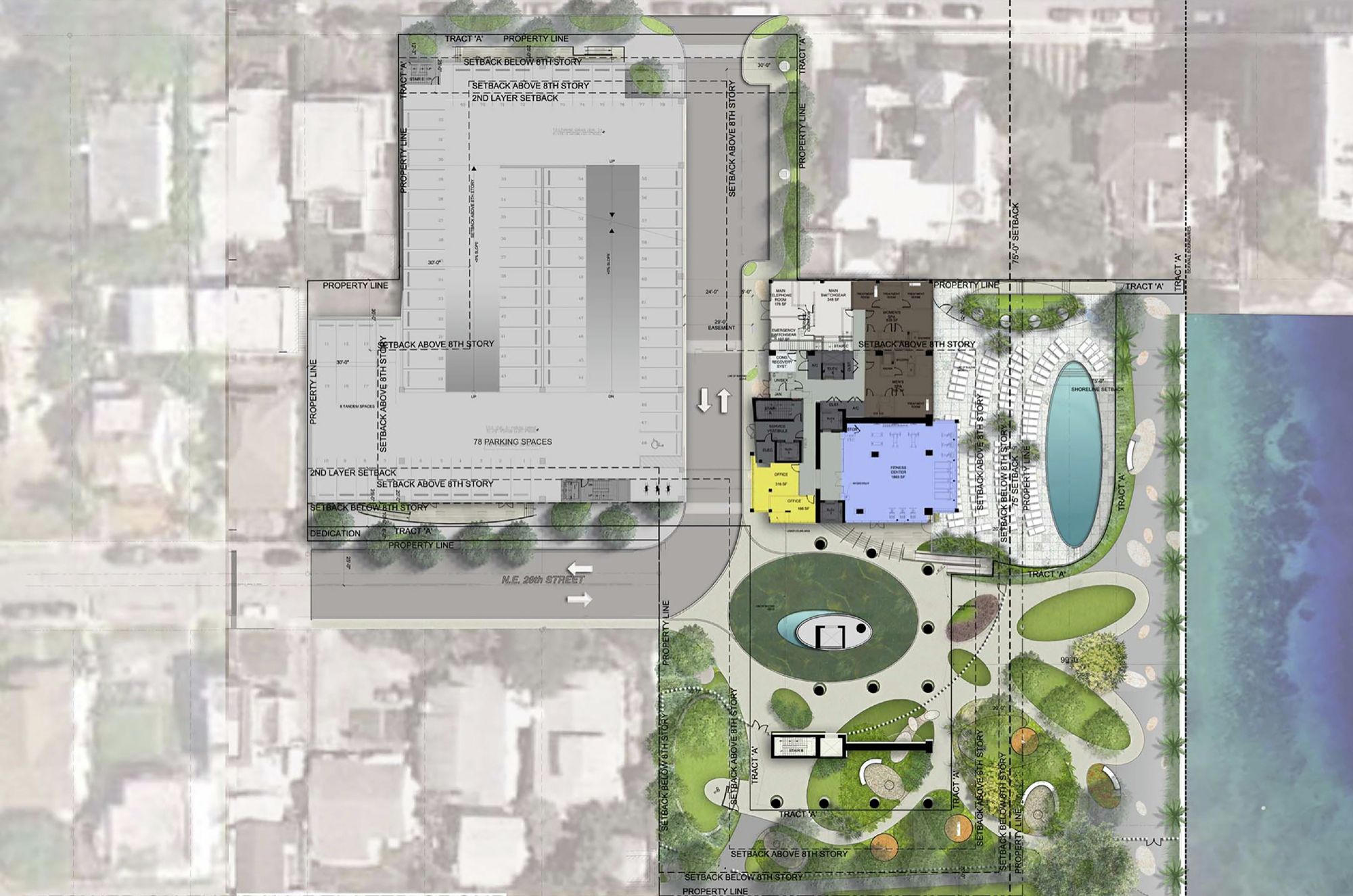 Miami 地标 Icon Bay | 空中花园与城市景观的完美融合-24