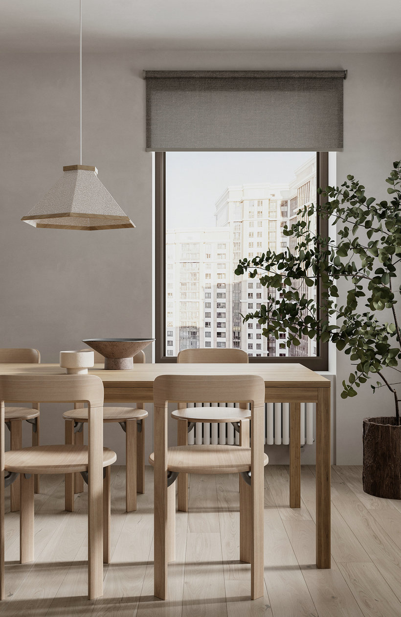 95㎡中性色系公寓设计-7