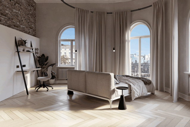 川谷堂 87㎡复古现代公寓丨Vasyuk Vladimi,Kate Raspopina-30