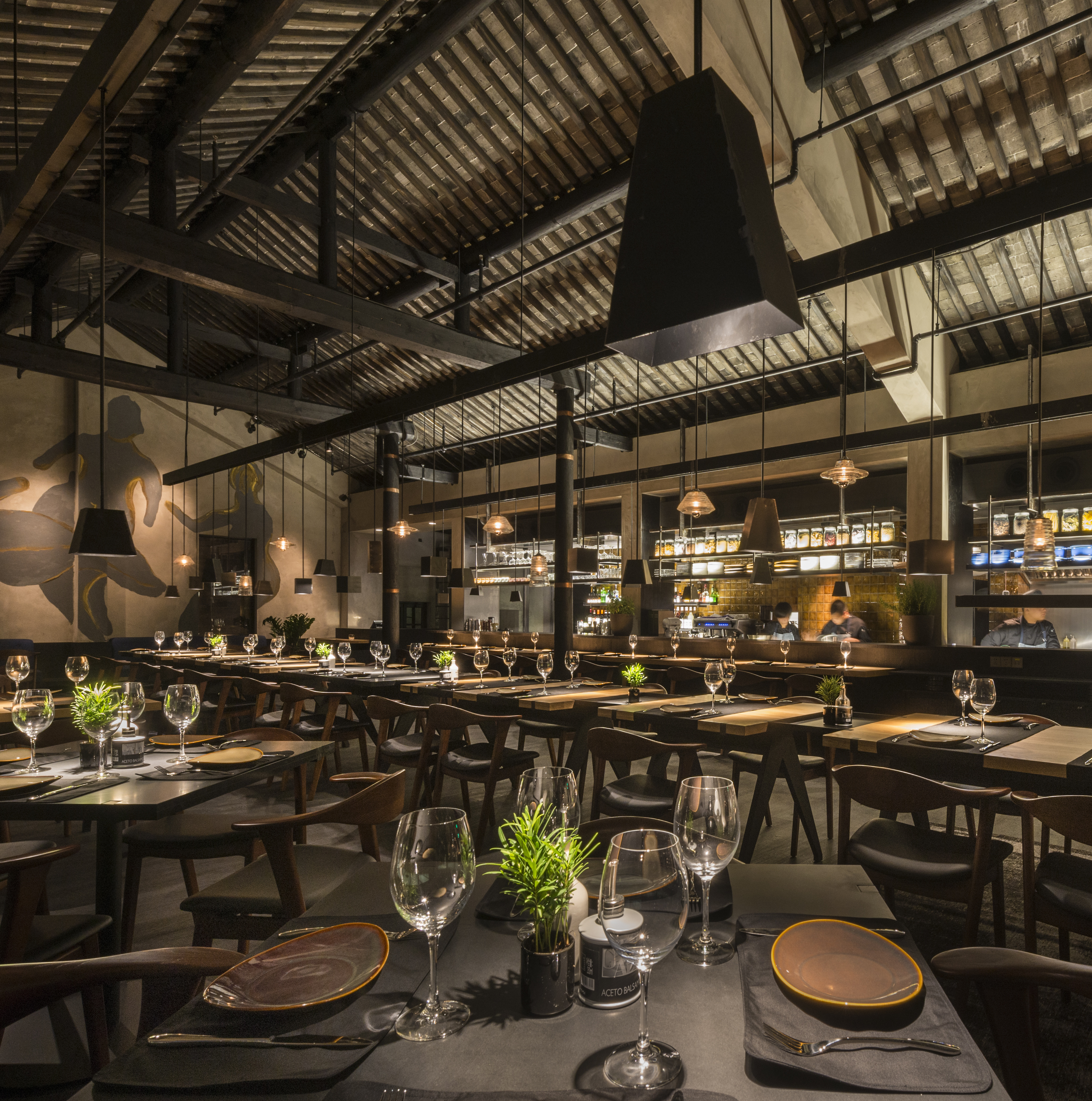 双层意式餐厅设计-6