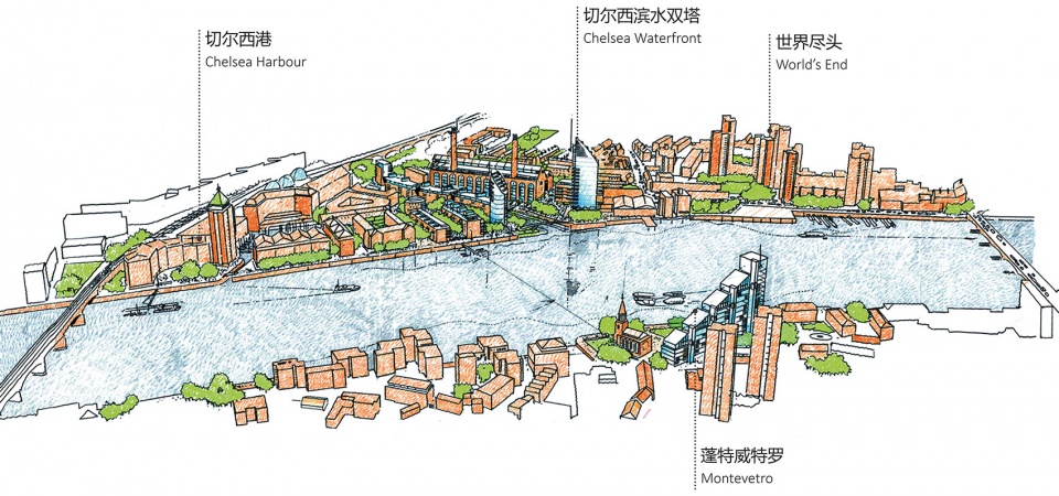 切尔西滨水再开发丨英国伦敦丨Farrells 法雷尔-16