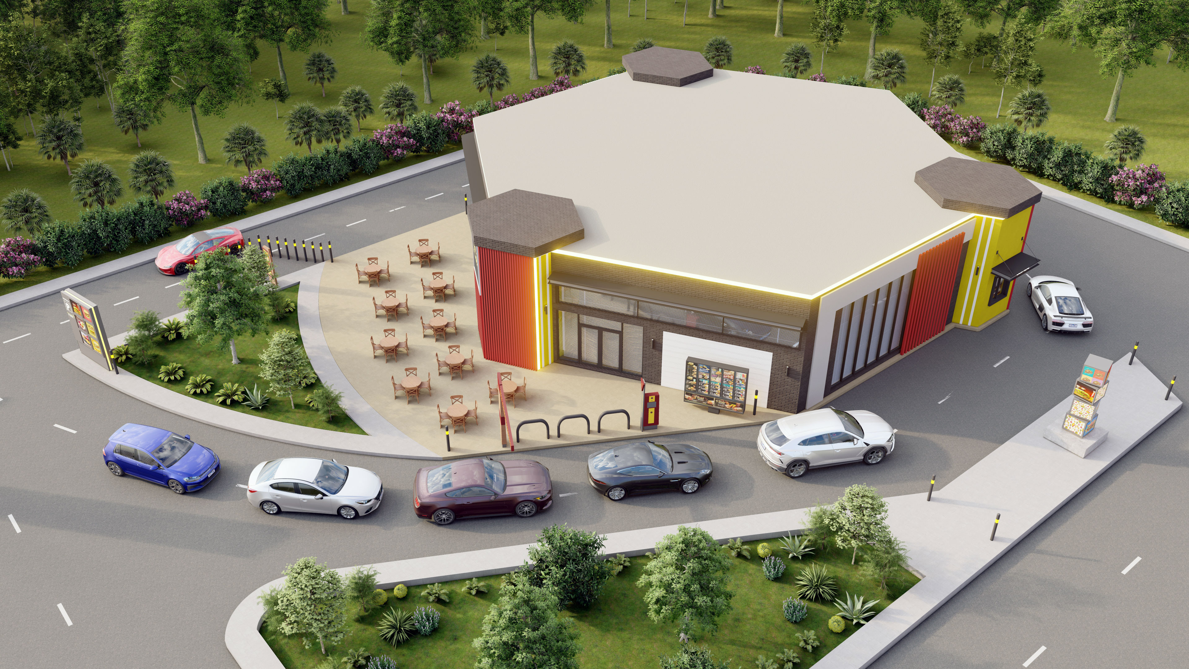 Fast food restaurant Design-8