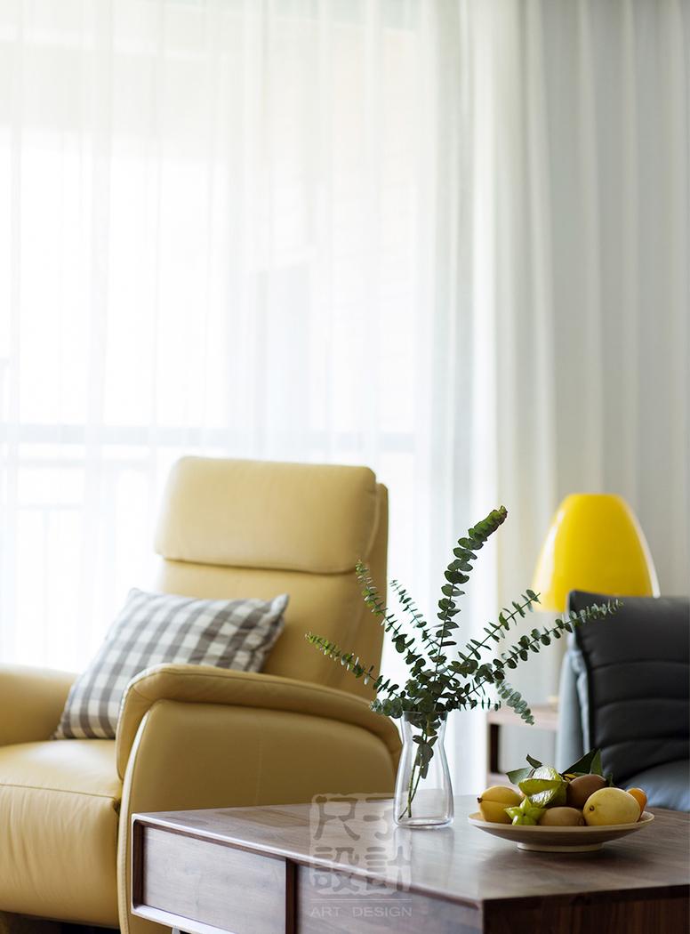 北欧风阳光宅,原木色家具营造舒适氛围-8