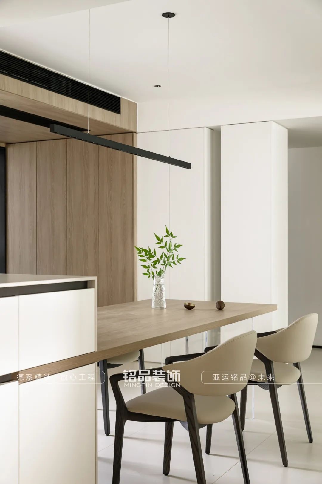 奶油风设计,杭州绿园银杏苑的温馨之家丨中国杭州丨铭品装饰-47