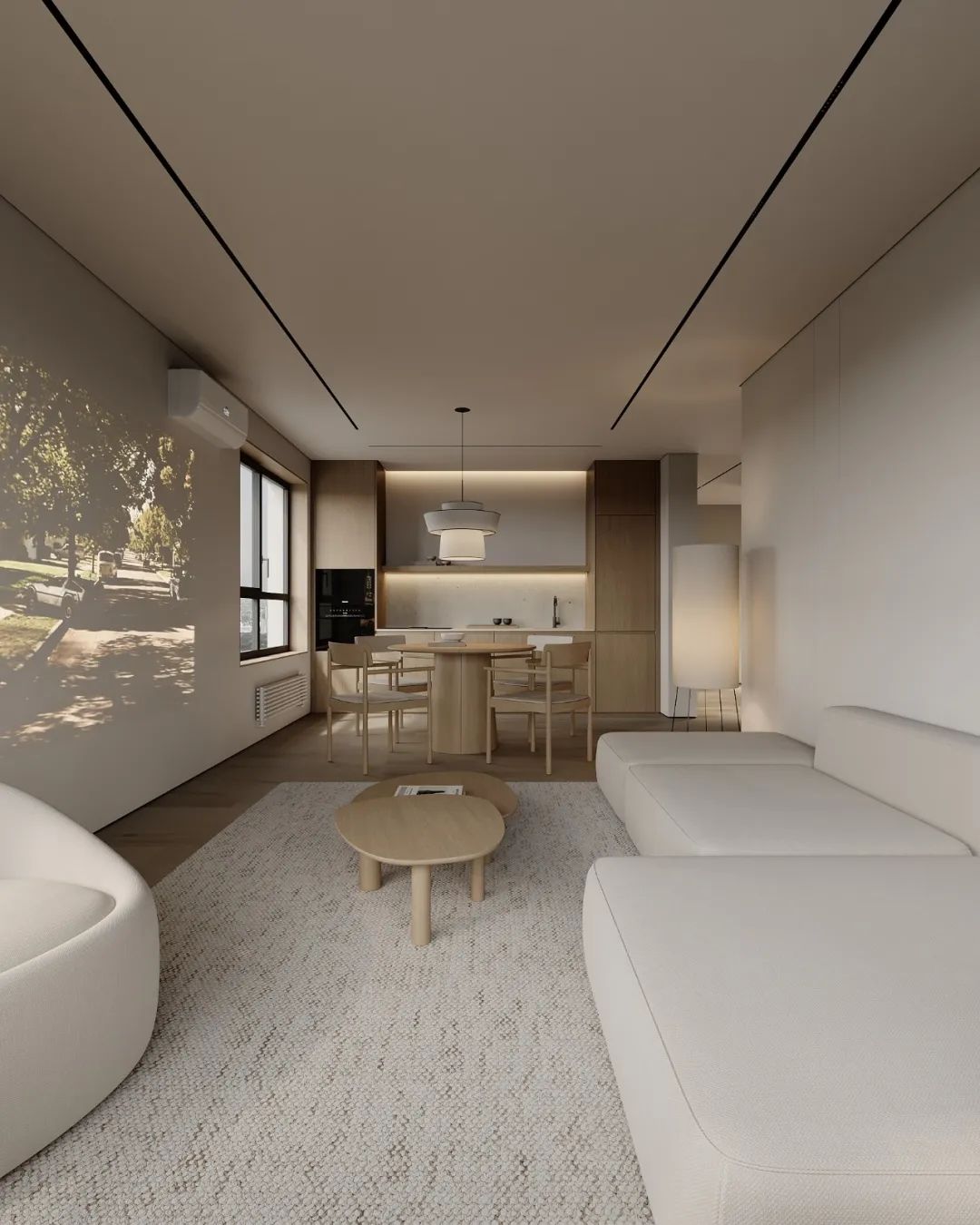 原木奶油风简约空间设计丨哈萨克斯坦阿拉木图丨Ursa Studio-12