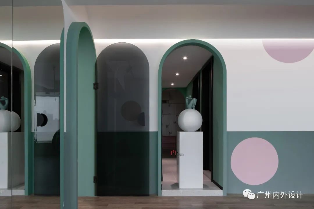 广州“趣练运动生活馆” | 马卡龙色系的甜蜜健身空间-18