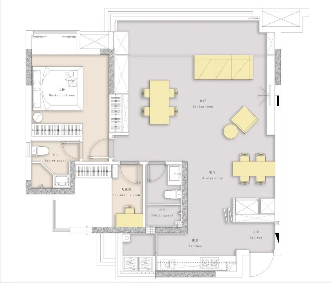 四川内江 96㎡现代简约生活空间丨中国内江丨内江十亩设计-10