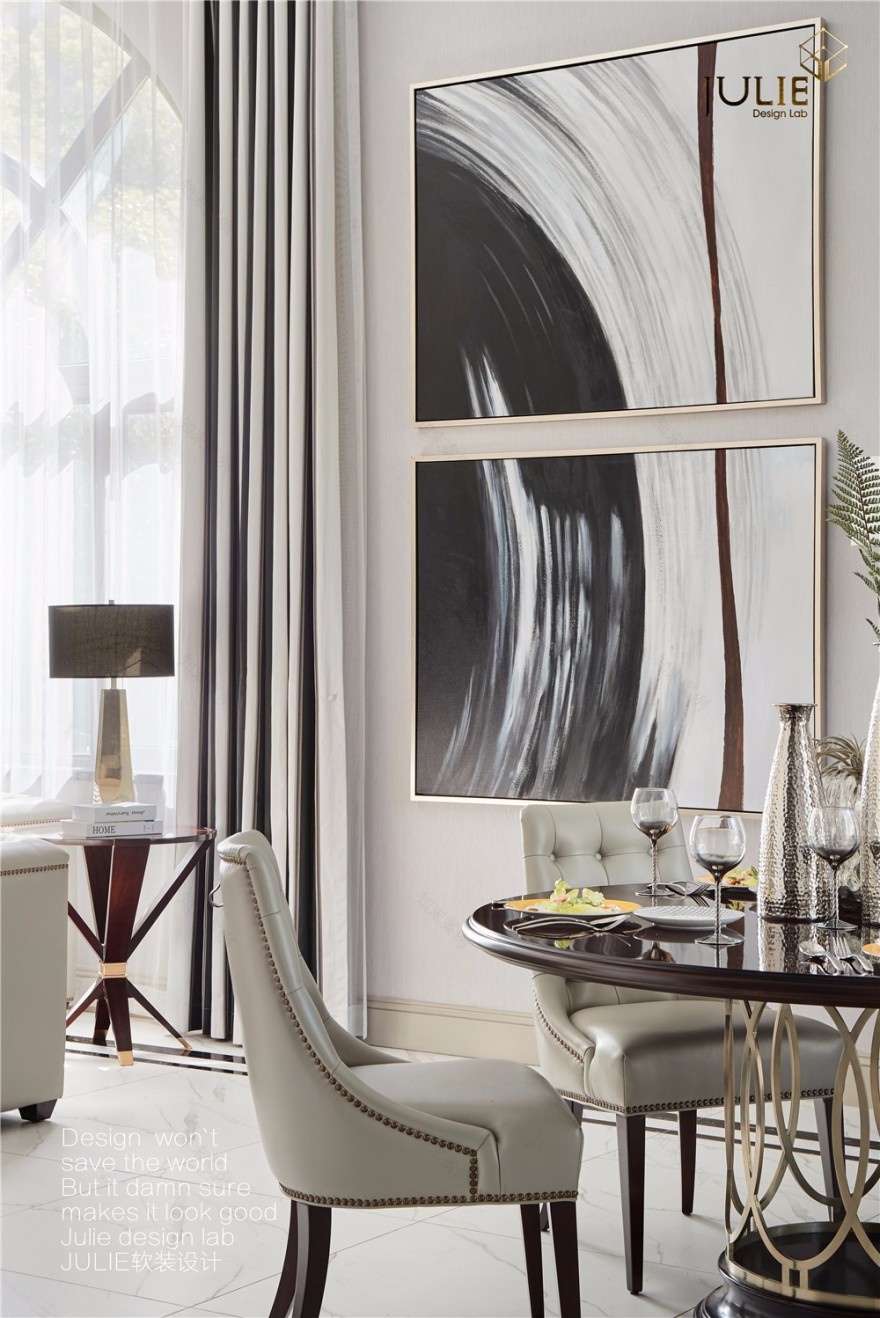 杭州东海闲湖城——710㎡时尚摩登别墅 杭州JULIE软装设计-16