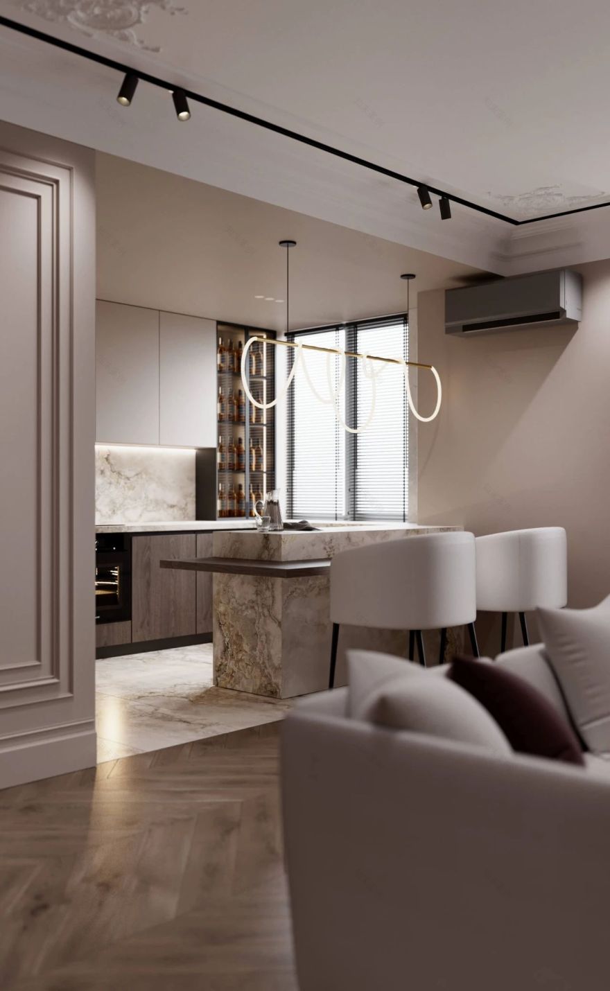 222㎡现代空间设计丨D3 Design Studio-66