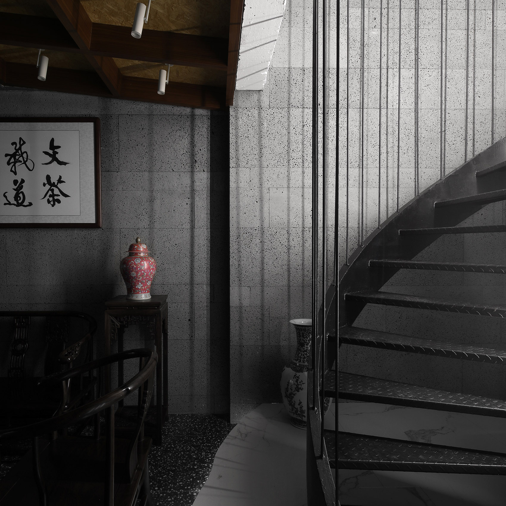 大少普洱茶室，广州 / 黑白木设计-56