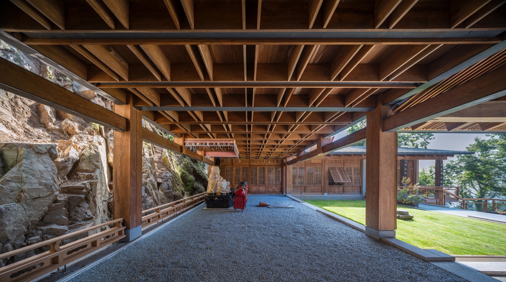 东方山佛教协会改造设计丨中国黄石丨反几建筑-51