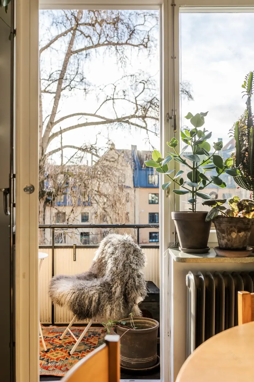 现代绿意 | 瑞典斯德哥尔摩舒适公寓设计-7