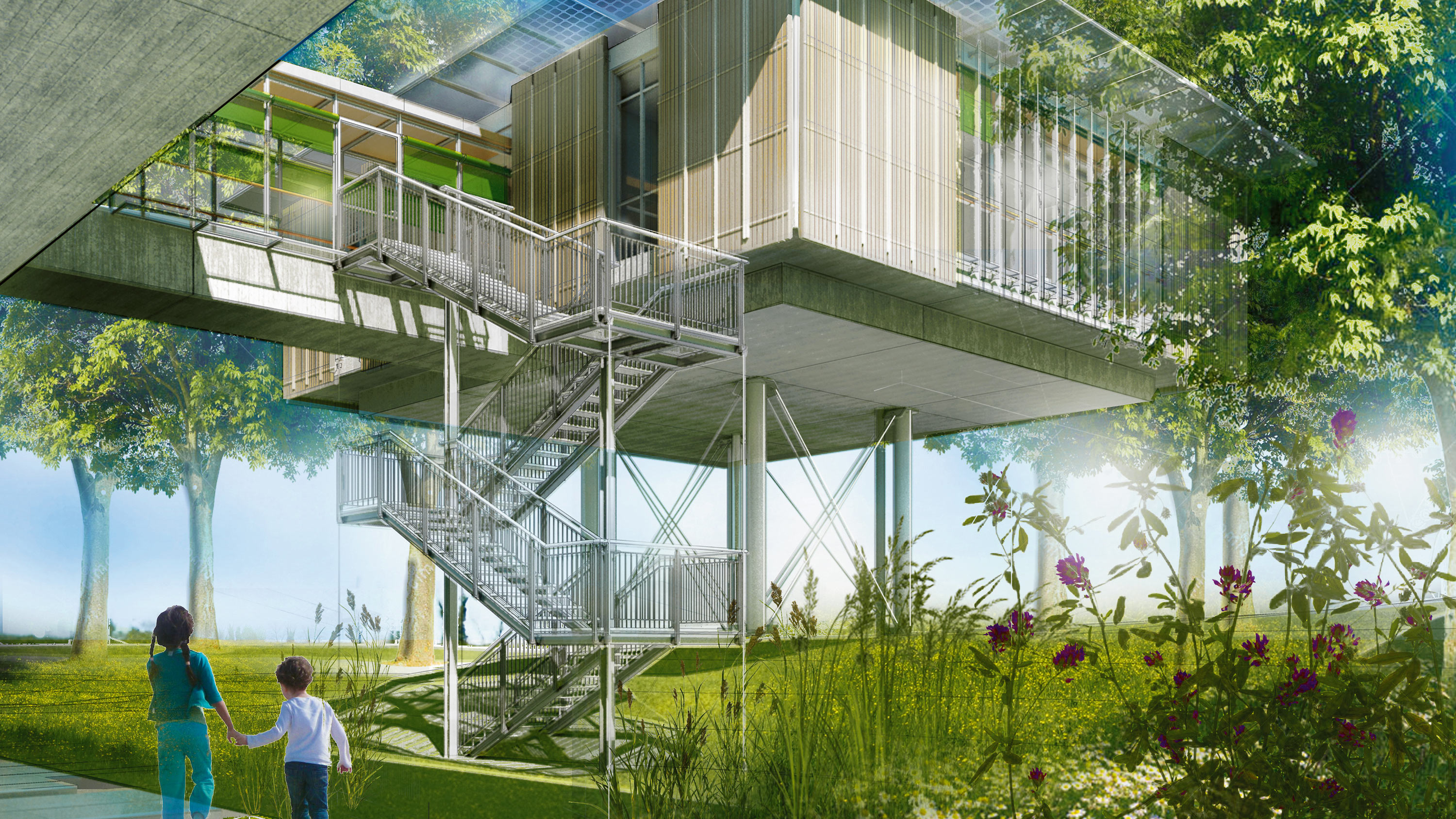 树梢上的儿童临终关怀中心-0