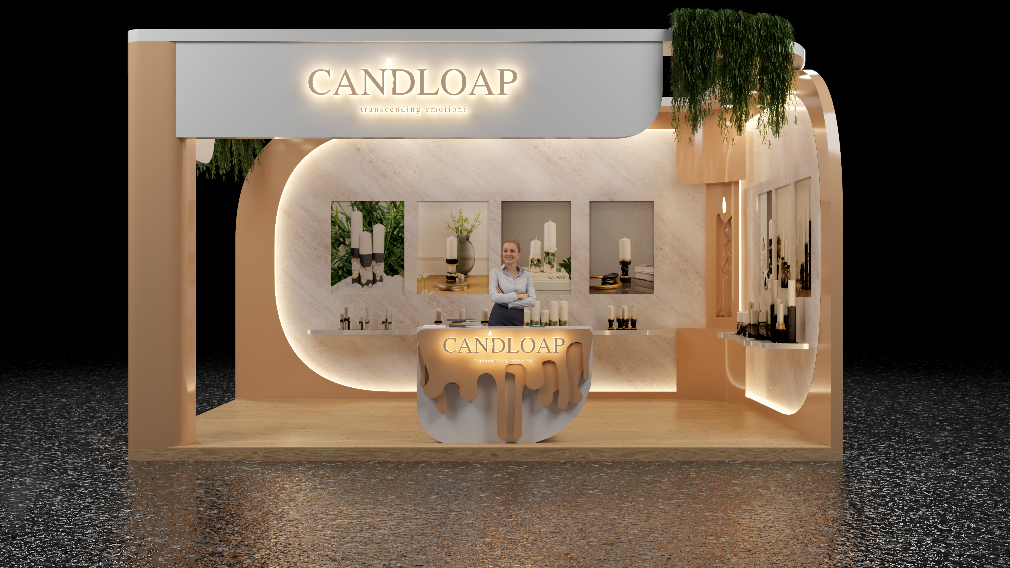 蜡烛摊位设计（TDS 博览会）丨Mustafa Raslan-5