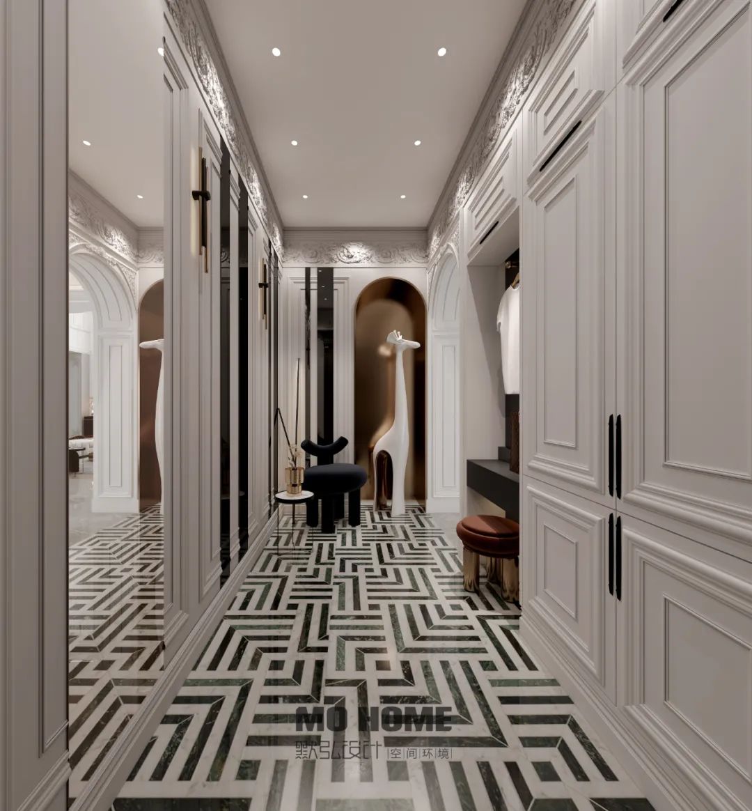 天津·武清尚清湾法式轻奢别墅丨中国天津丨默弘设计-13