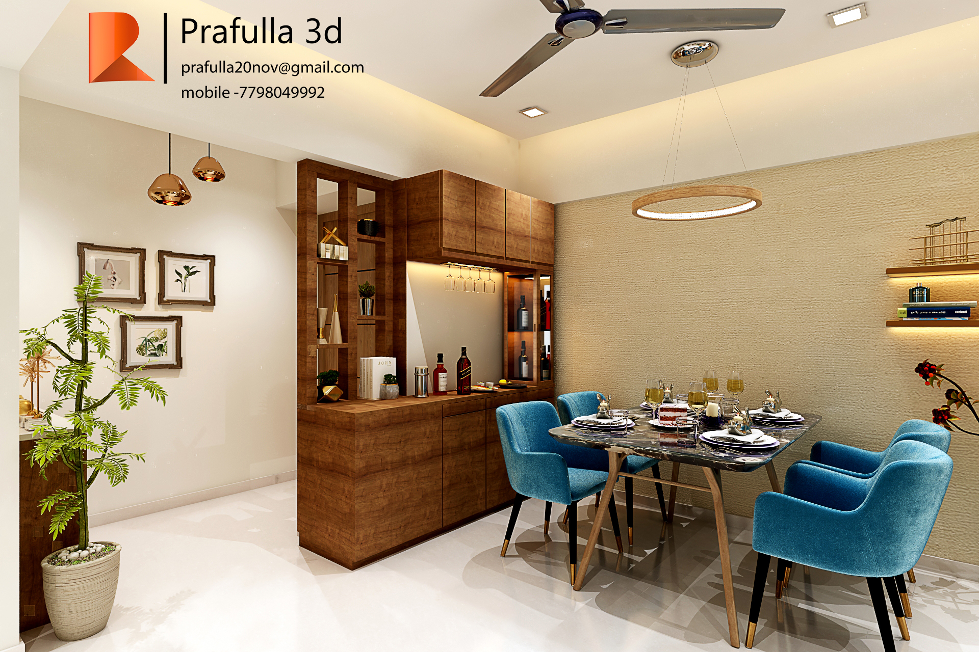 2BHK 公寓室内设计丨Minal Gupta-4