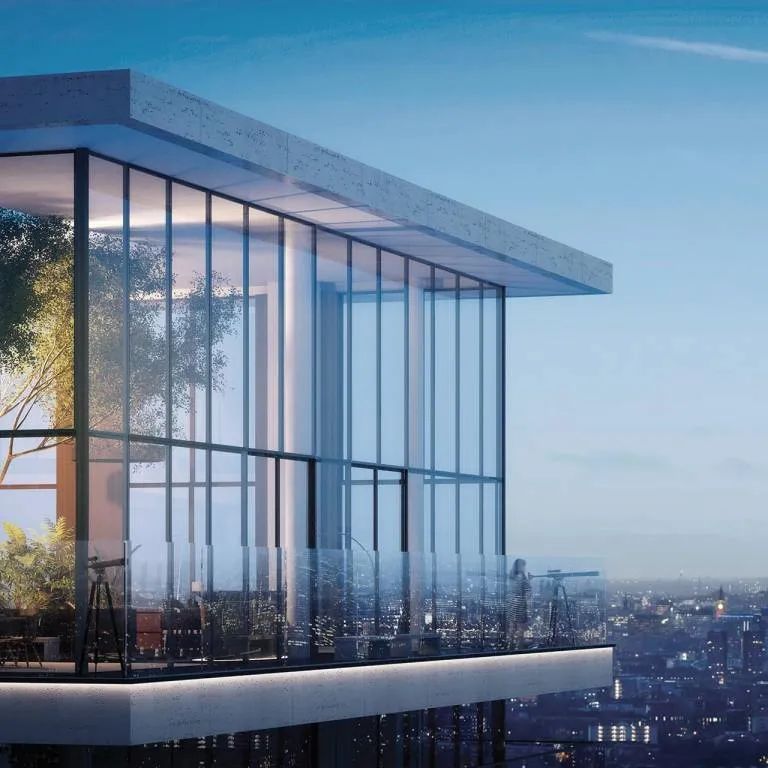 伦敦顶级花园豪宅 Wardian | 几何大胆线条与翠绿自然的完美融合-16