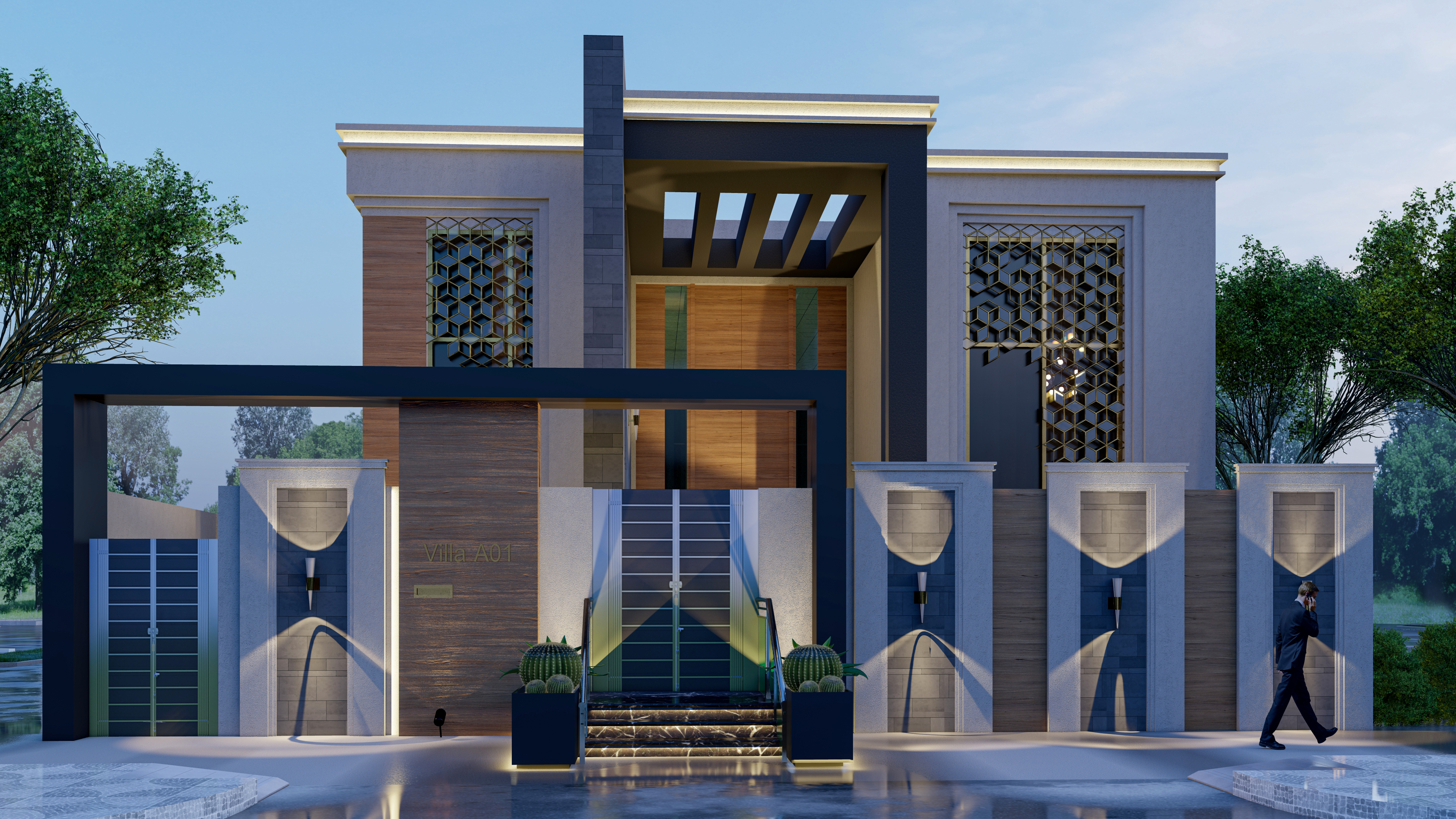 Contemporary villa design New cairo,Egpyt-11