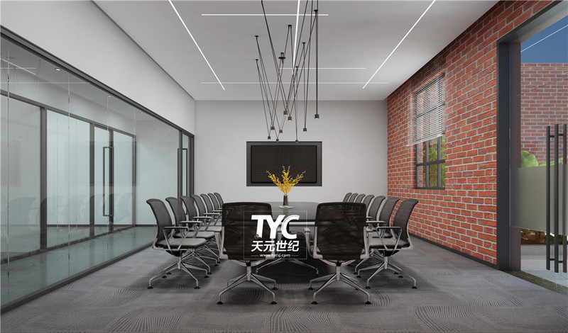 佳美纸厂孵化器现代工业风设计，打造高效办公空间-1