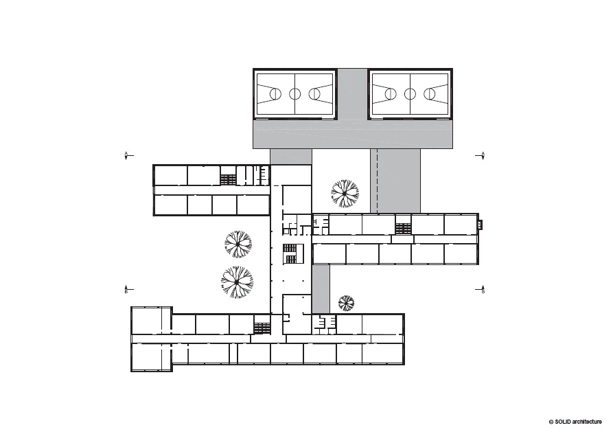 奥地利 Neusiedl am See 联邦中学·Solid Architecture,K2architektur·at·1972 年建筑的更新与扩展-46