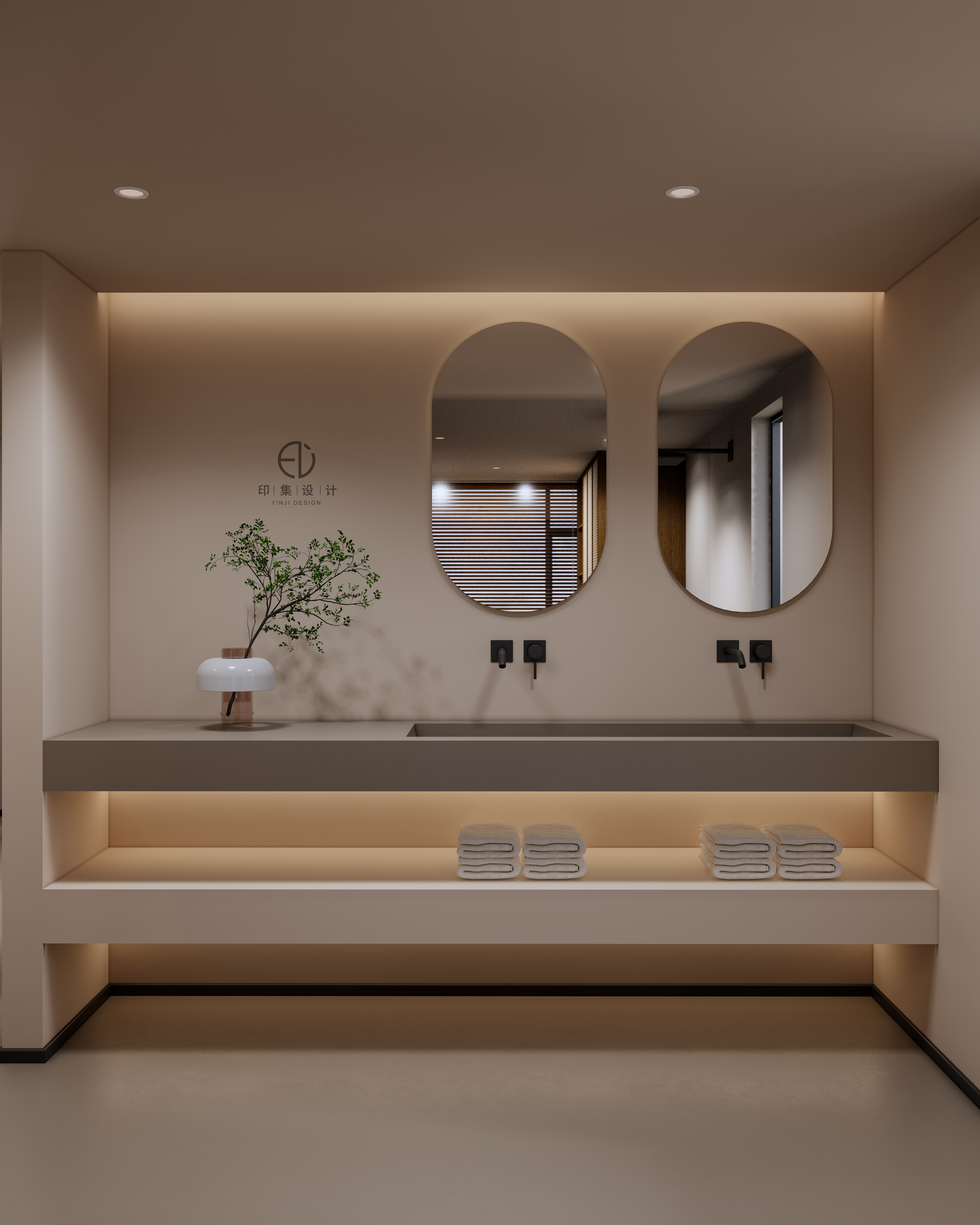 150㎡黑胡桃侘寂风：隐于时光的自然之美-16