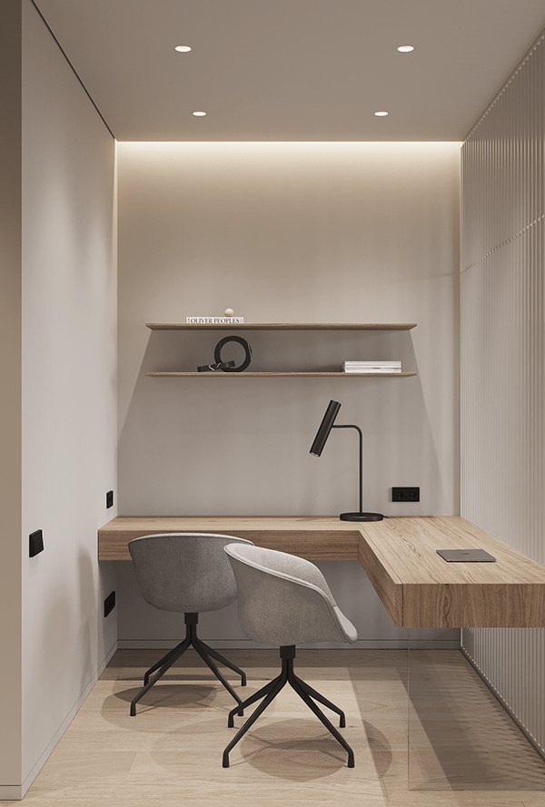 84㎡现代简约二居室丨OD design studio-41