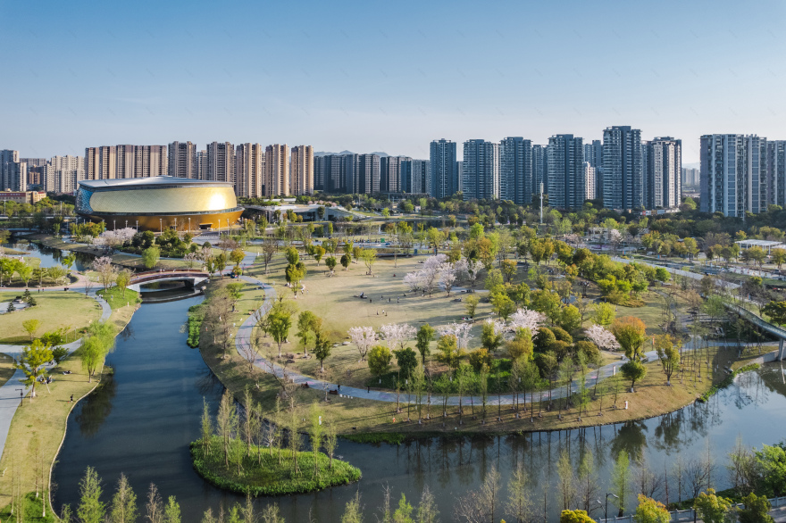 运河亚运公园 (拱墅区运河体育公园)丨中国杭州丨景观概念AECOM,景观深化杭州园林设计院等多家-4