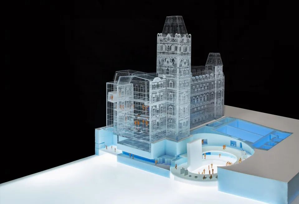 魁北克国民议会新馆 | 地下螺旋坡道展现民主精神-79