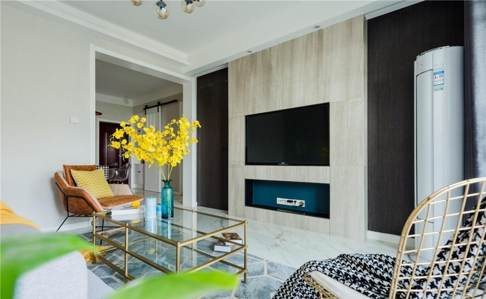 合肥 80㎡现代混搭风,高颜值家居设计全靠软装-4