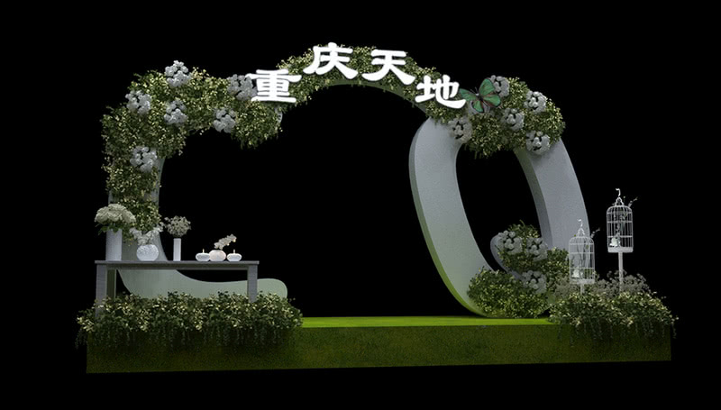 网红打卡拍照点设计案例效果图-17