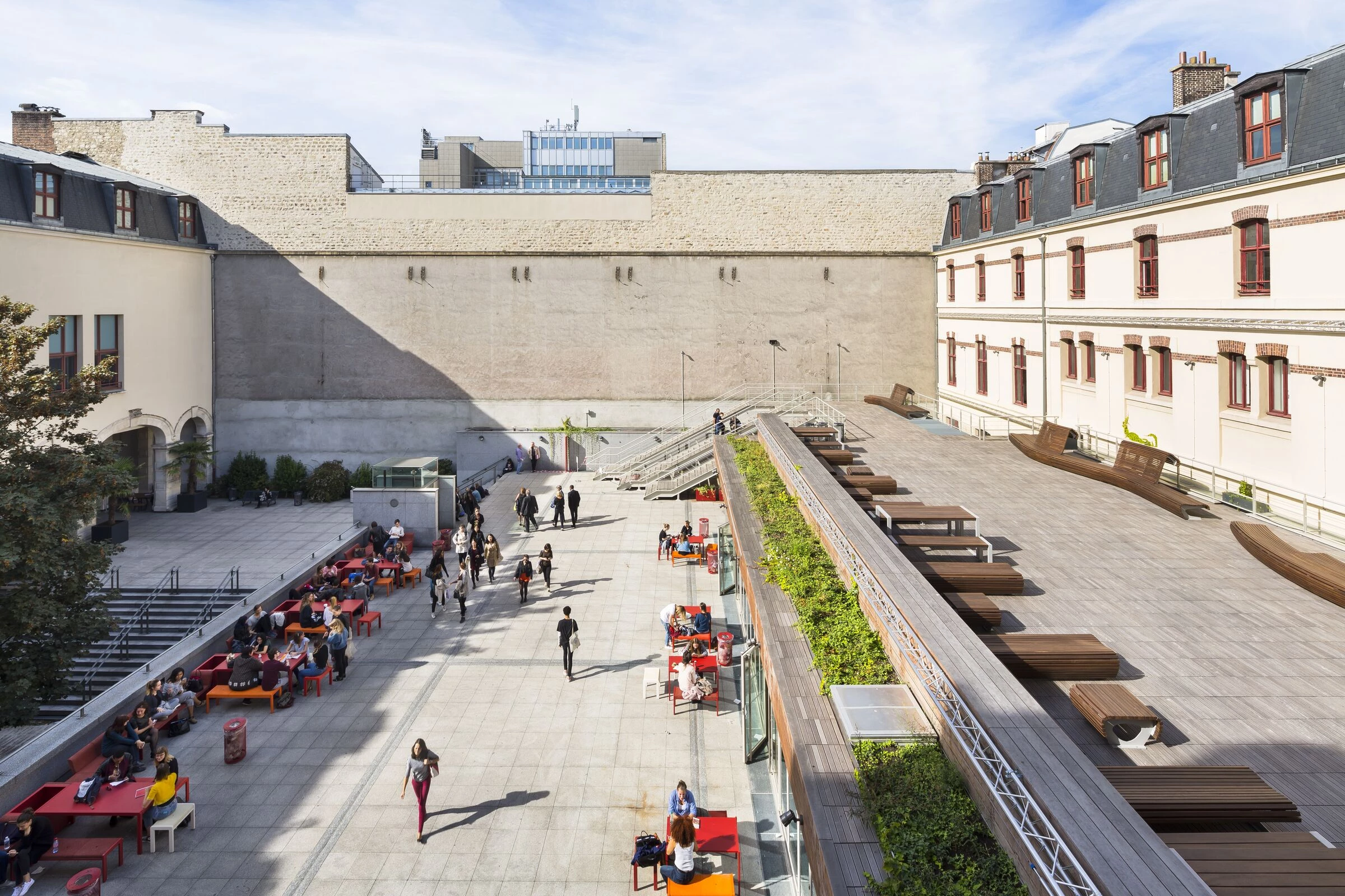 巴黎索邦大学 Malesherbes 餐厅丨法国巴黎丨Architecture Patrick Mauger-18