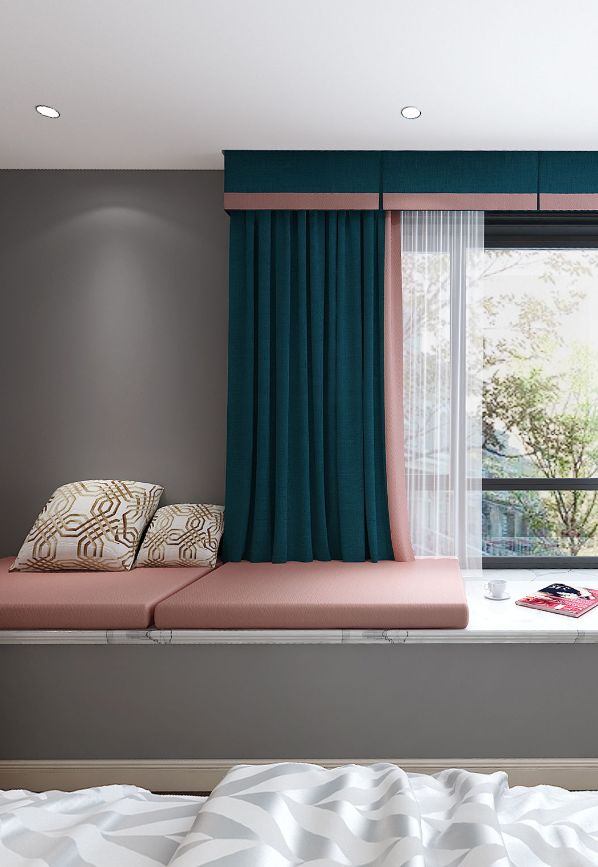 爱马仕橙&孔雀蓝撞出高级感,美式混搭打造优雅轻奢家居-77