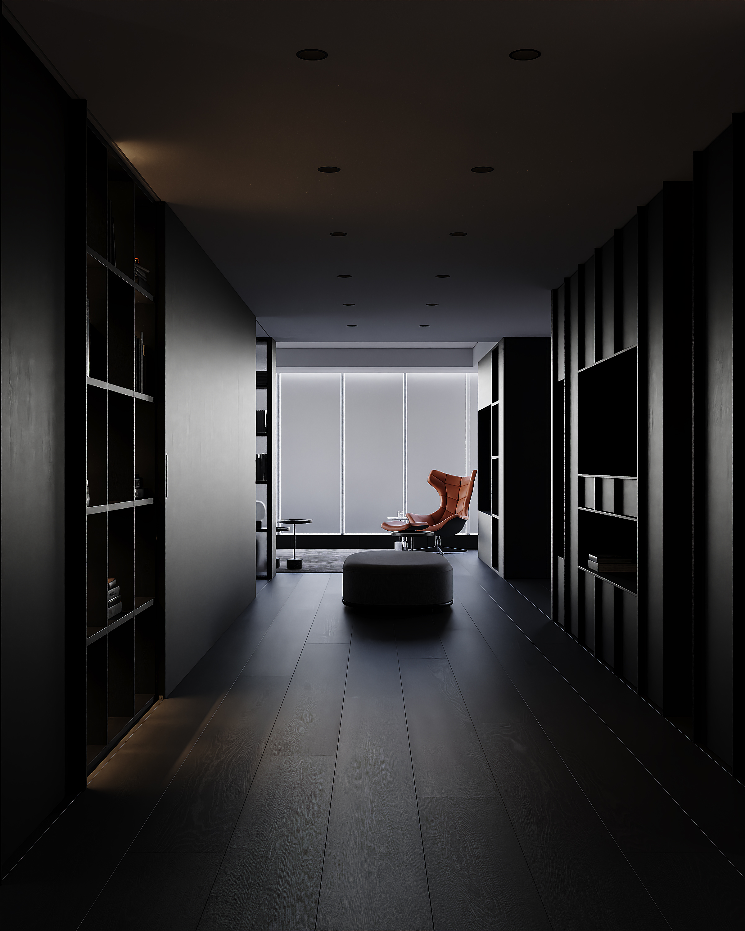 黑白灰风格、效果图表现-6