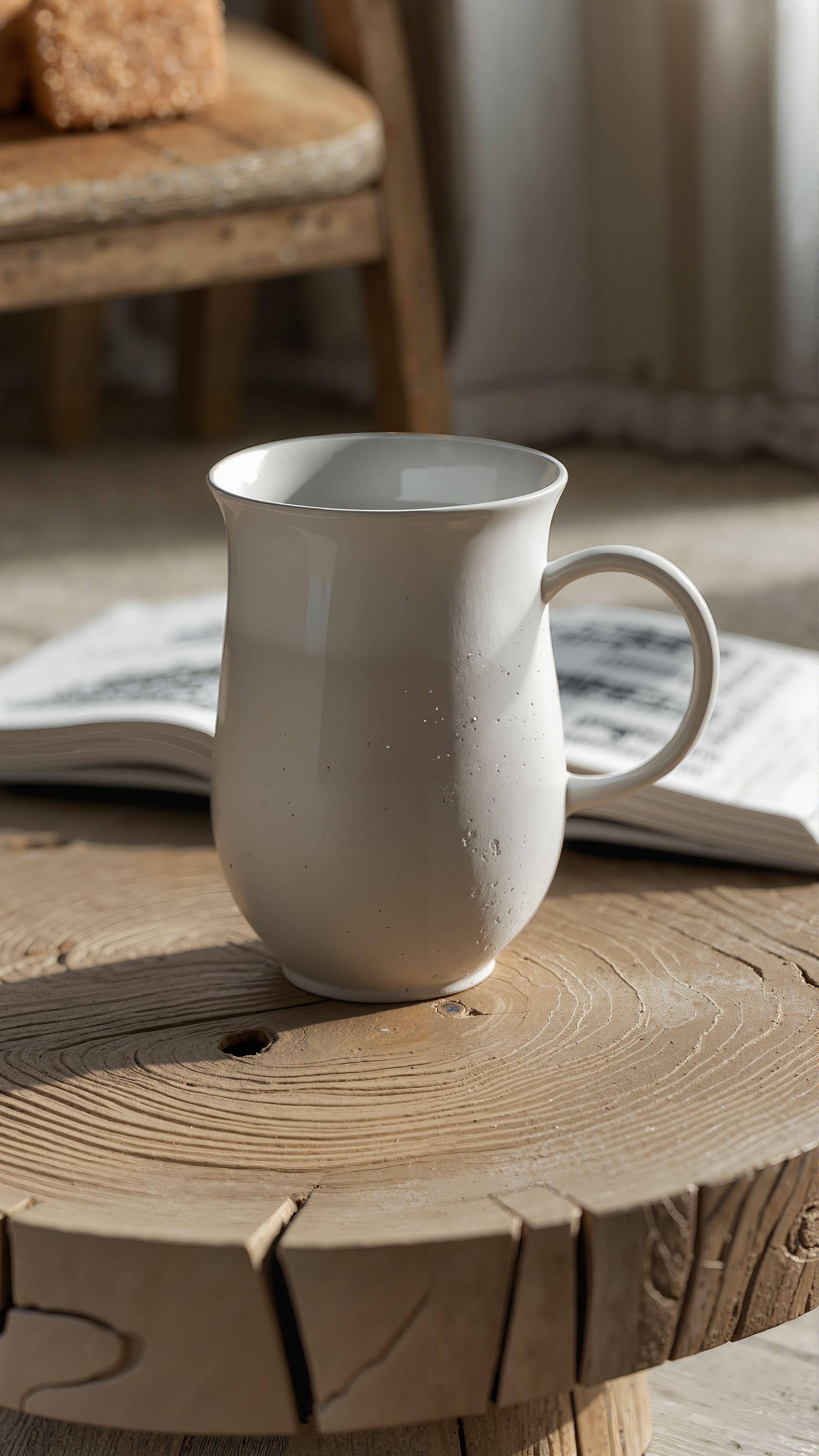 奶油色与木纹共舞:治愈系客厅光影魔术-15