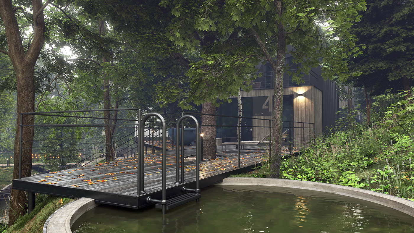 俄罗斯木 SPA 度假别墅，自然与现代的完美融合-12