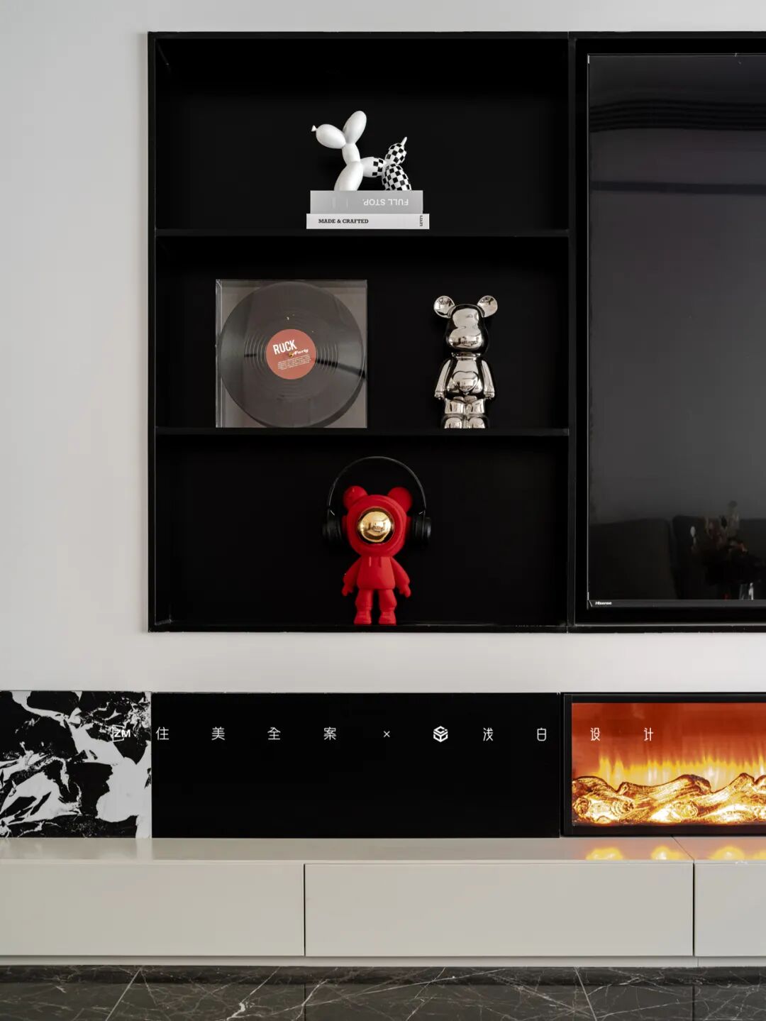 将185㎡精装房雕琢成现代意式质感居所丨住美全案&浅白设计-43