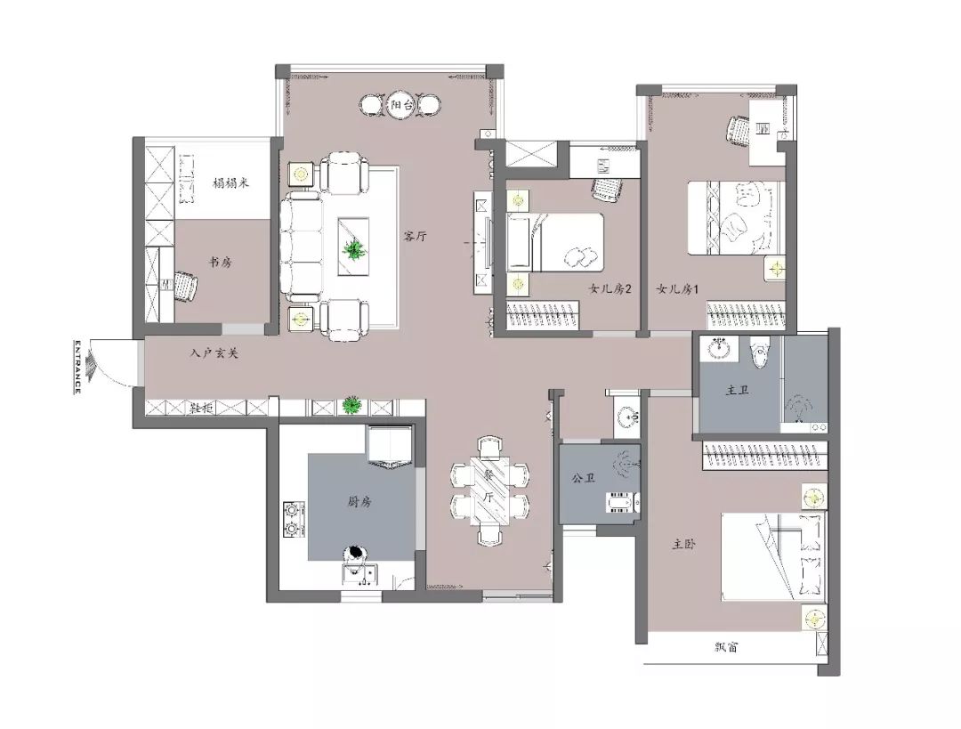南俪首座 138㎡新中式四房 | 简洁清新,低调雅致-27