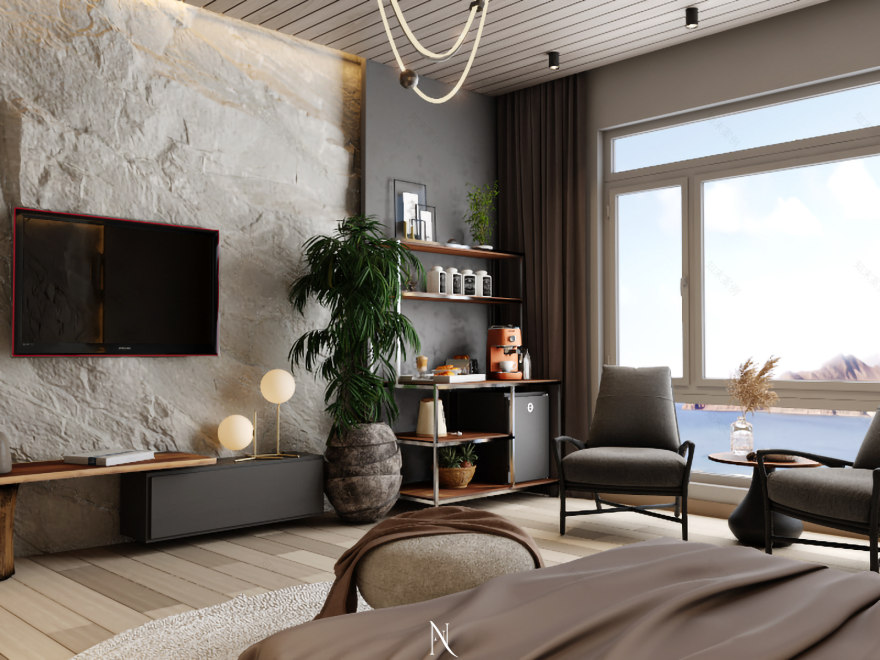 塔巴酒店客房·设计丨埃及丨Nada Nabil-15