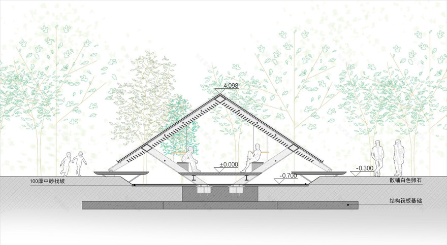 杭州滨江公共空间·银杏驿与大桥驿丨中国杭州丨同济原作设计工作室-71