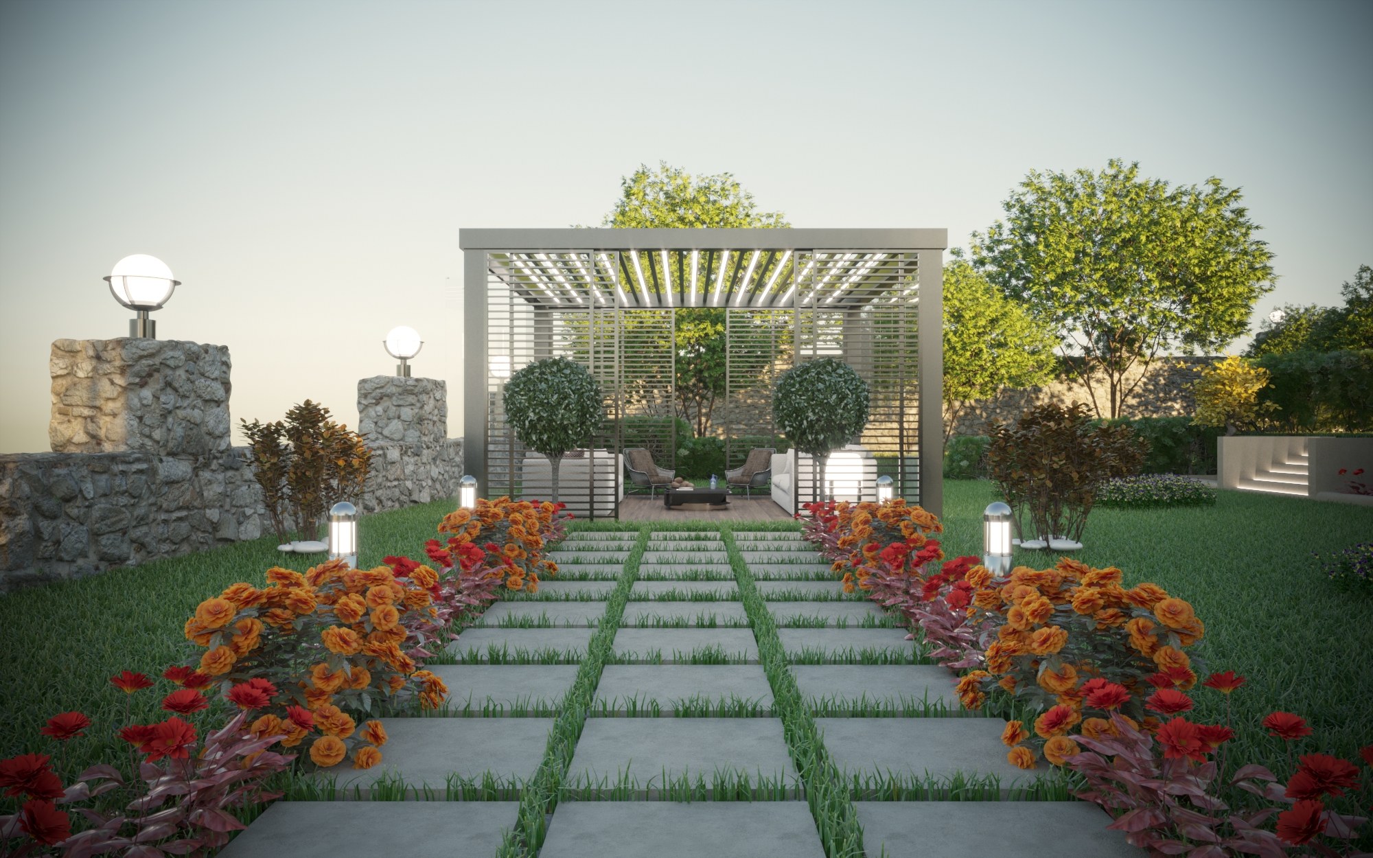 villa Landscape south lebanon-0