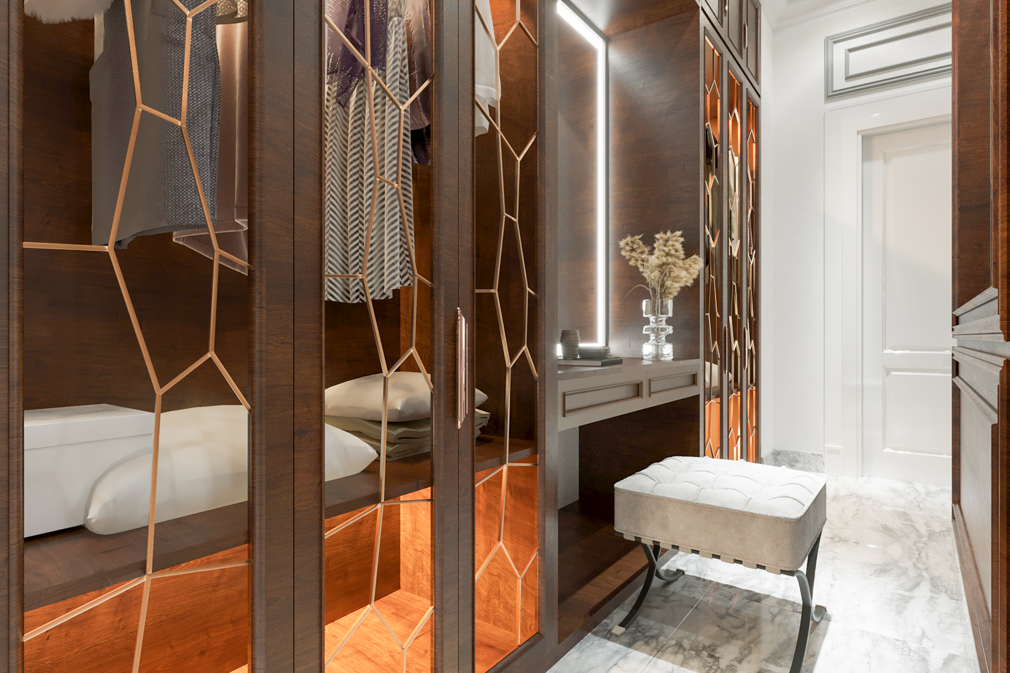 3D Interior Bedroom Ultra Modern-10