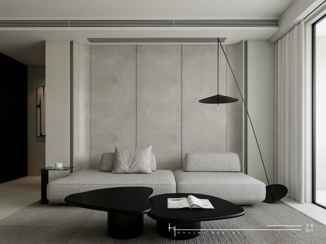 新作 · 万松花园96平 · 黑白构序,极简留白丨水木设计-18
