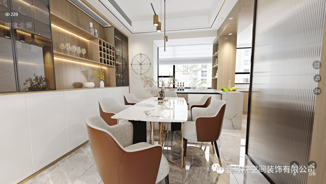 雍容华府现代住宅丨壹号院空间装饰-30