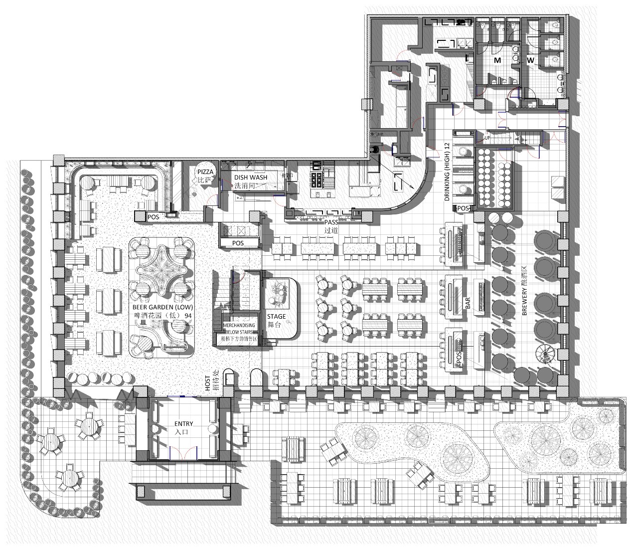 新作 | Oh Yeah 熬夜酒厂北京国贸店-挑战硬朗工业风的精酿啤酒吧-46