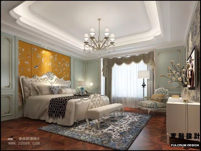 武汉碧海花园别墅美式混搭设计,享受低奢品质生活-32