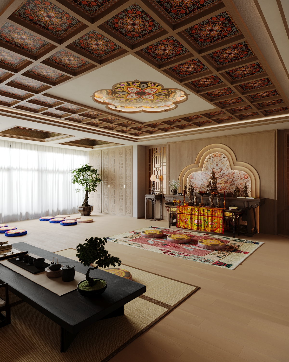 藏传佛堂新案丨JS见山设计-9