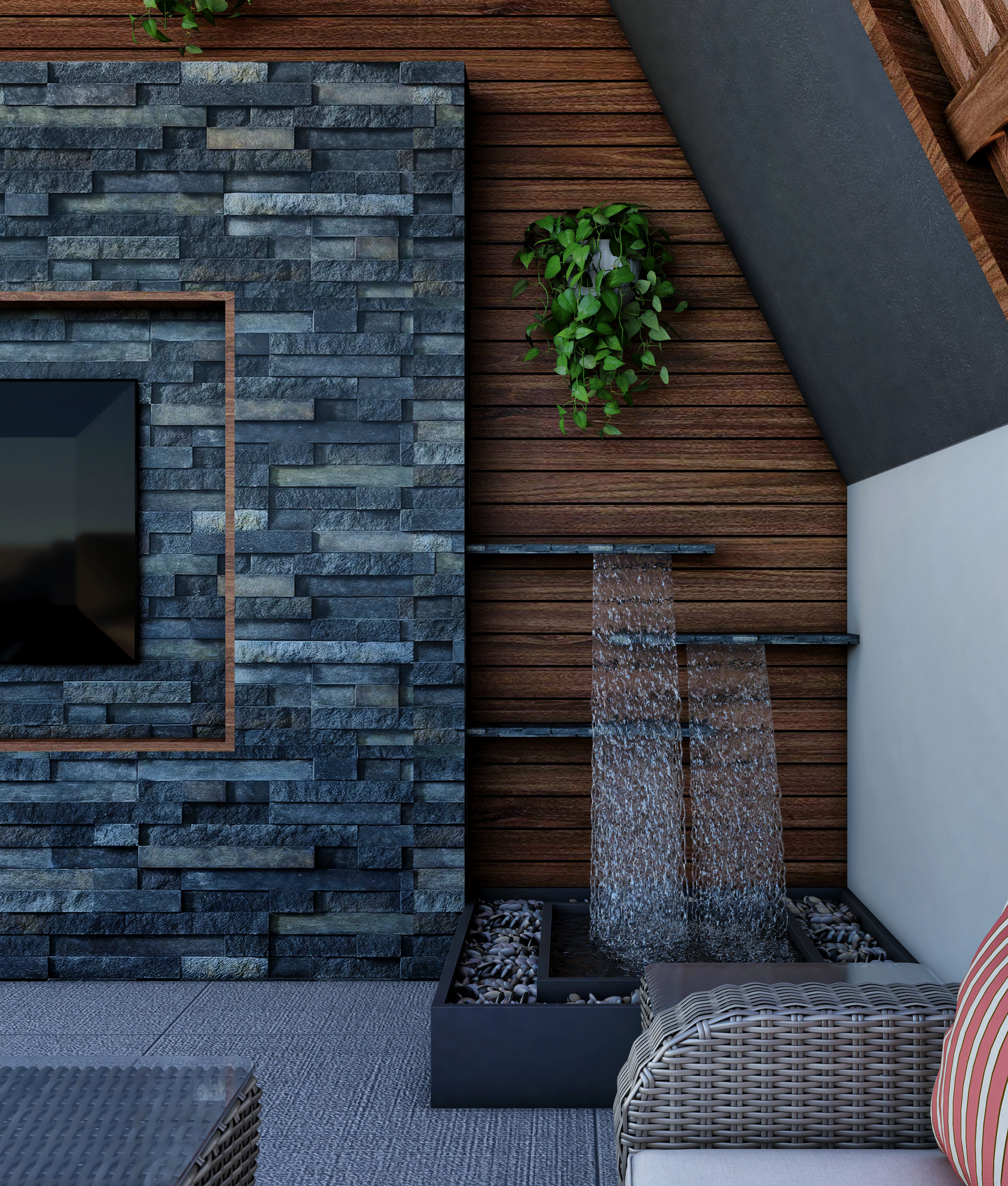 Mountain View Villas I Modern Roof Design-3