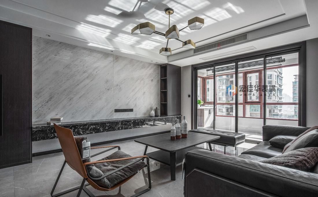 现代黑白灰,打造简约大气家居空间-2