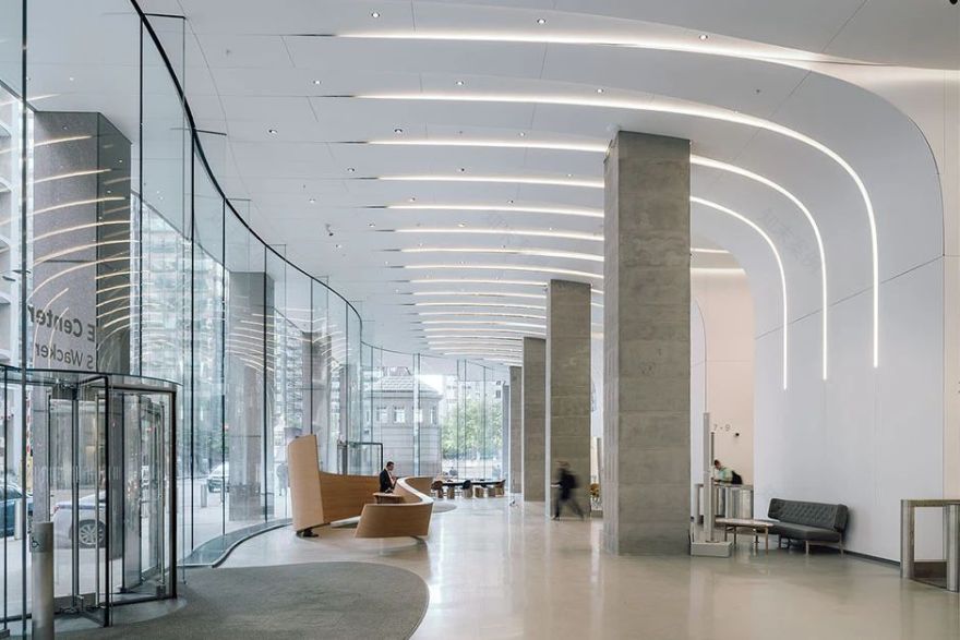 芝加哥商业交易中心翻新,弧形玻璃幕墙惊艳亮相-22