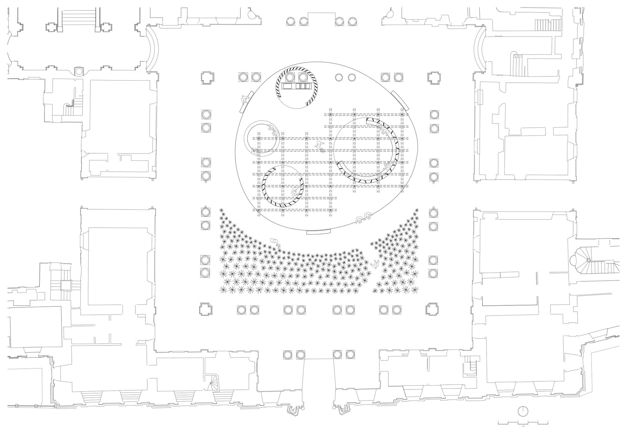 米兰古堡中的非洲村落 | Kéré建筑事务所 Courtyard Village-5